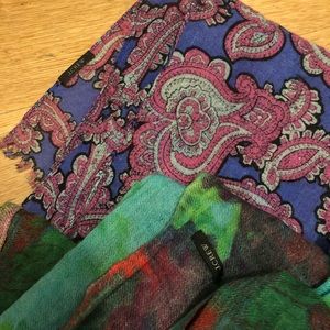 2 J. Crew Scarves